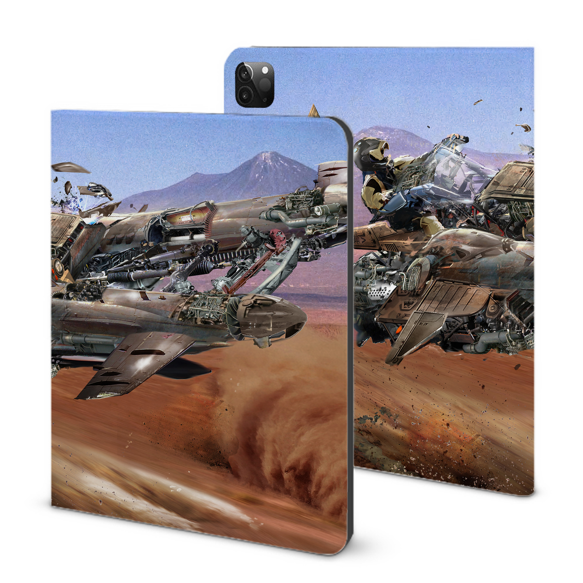 （画像用） スター・ウォーズ Star Wars IPadケース ペンホルダー付き ブックスタイルデザイン